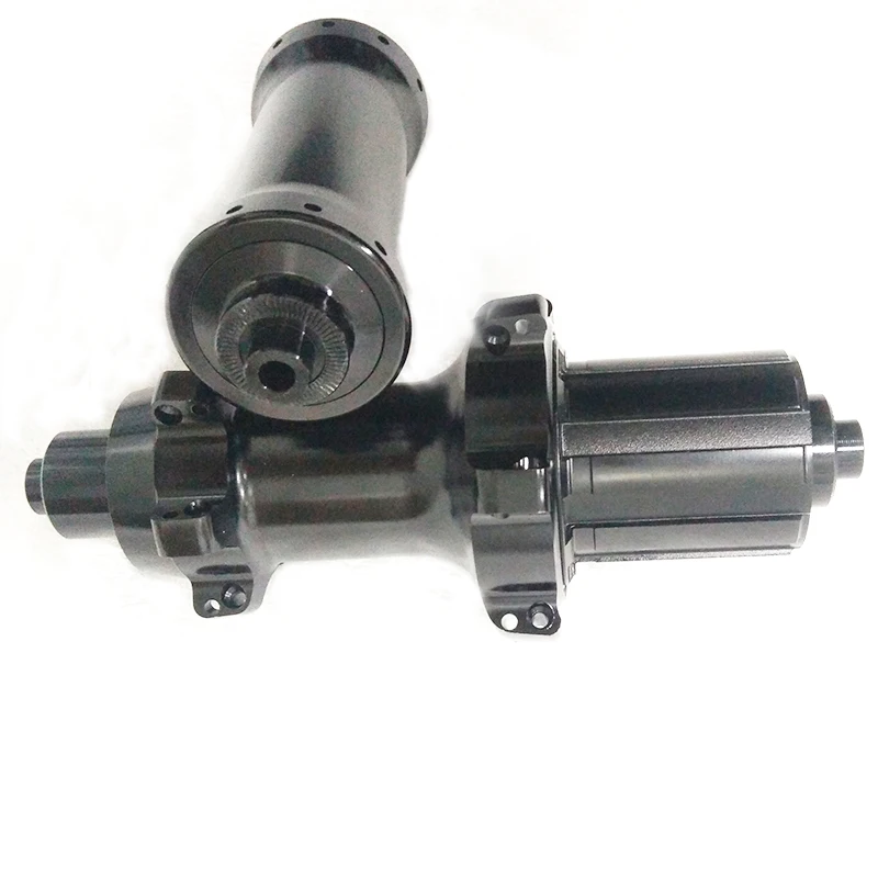 
Stock Fast Shipping Road Bike Straight Pull Hub CNC Alloy 7075 Bicycle Hubs Quick Release 24 holes Bike hub Black 