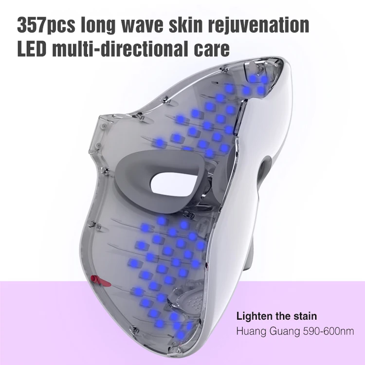  Спектральная маска для лица омоложения кожи Led уход за кожей Маска красоты 3 вида цветов pdtсветодиодная лампа OEM ODM ручная пресс-форма с логотипом ABS + светодиодный свет всех