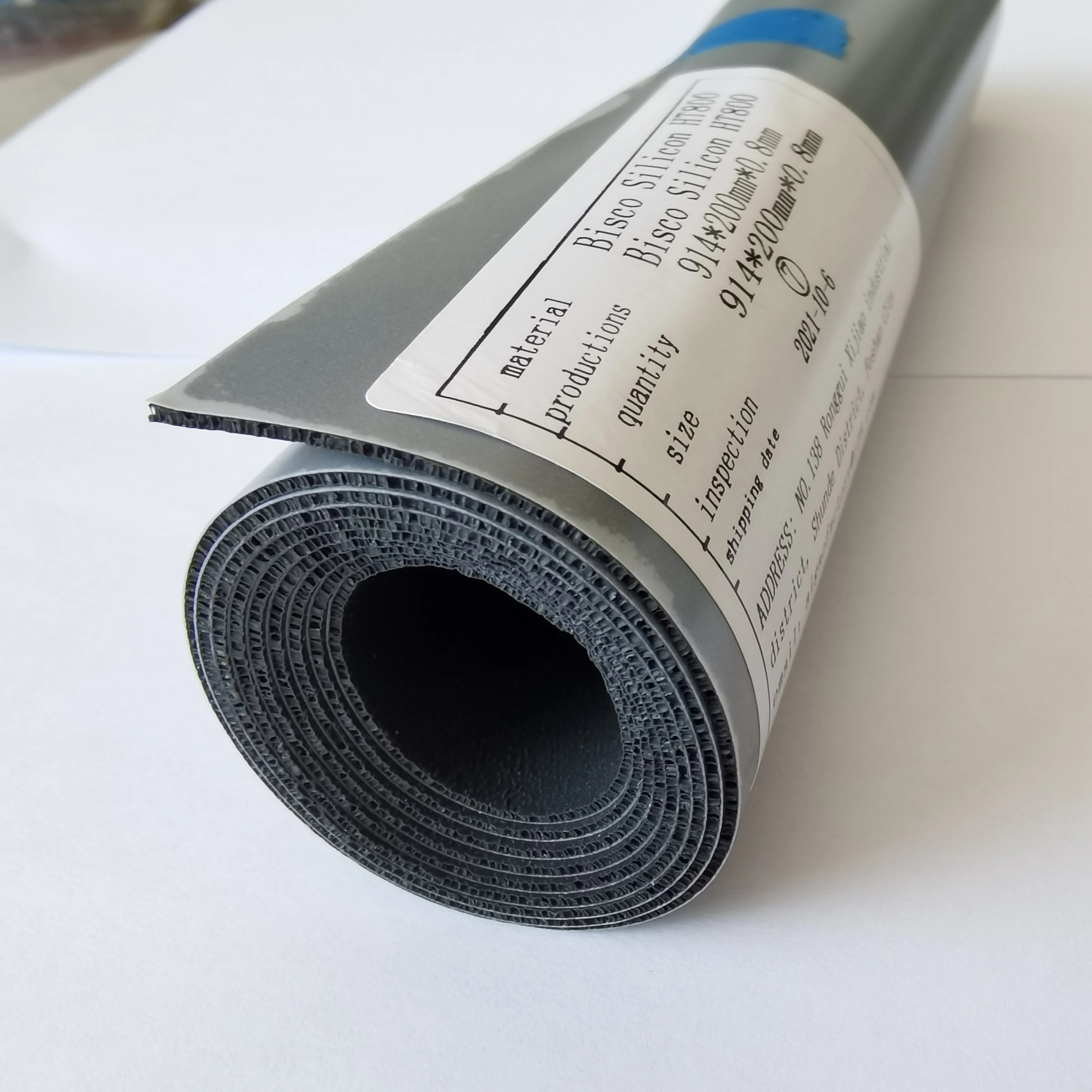 BISCO Rogers HT800 Solid 10mm Thermal Insulation Silicone Foam Sheet Roll