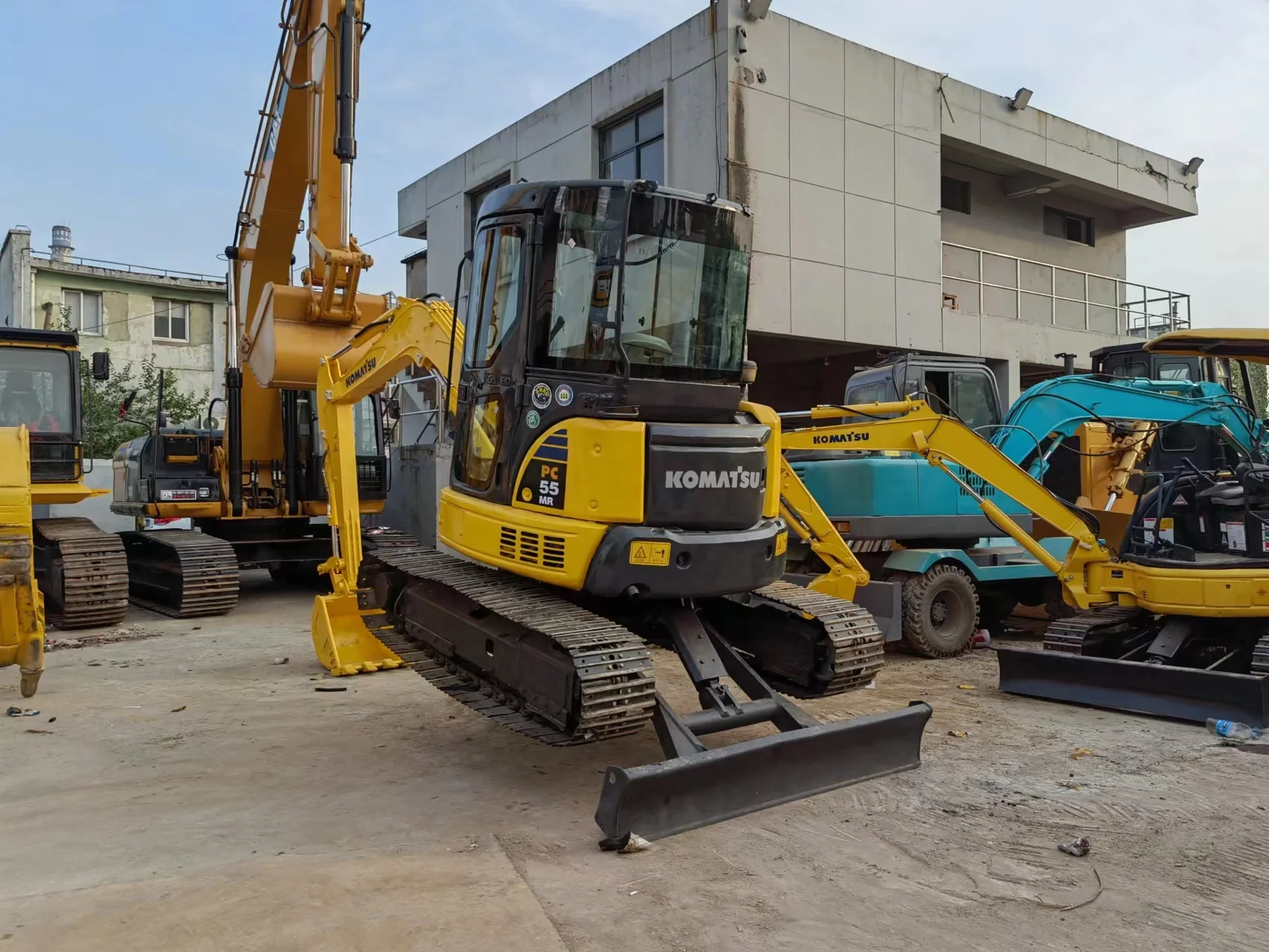 Mini Komatsu PC55 Excavator Small Digger, komatsu Pc55MR Excavator Cheap to Sale
