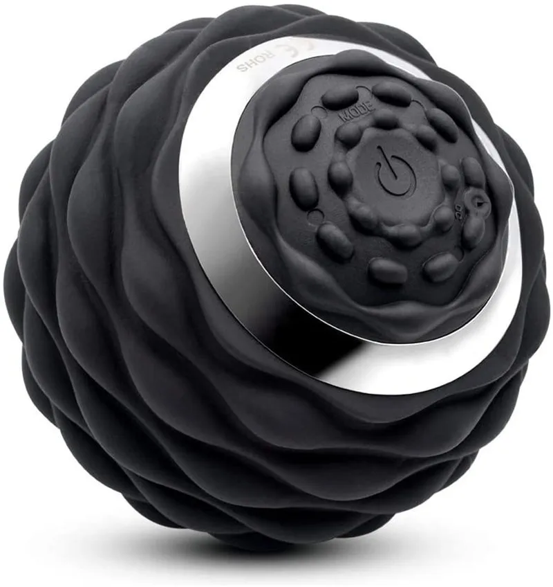 New 4 gears  washable and rechargeable  environmentally friendly silicone  muscle relaxation and recovery massage ball Vibrating