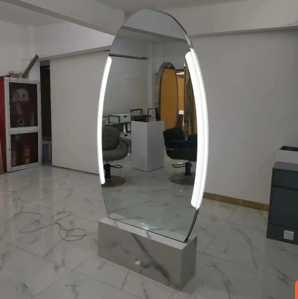 2022 Hot Sale  LED Mirror Station Used  Total Station For Sale Lighted Salon Stations 10 Years Life