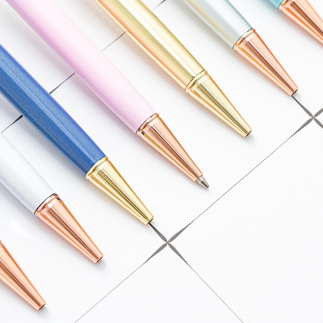 Factory direct sales immortal flower series handmade DIY pen metal pen wholesale advertising ballpoint pen for promotion