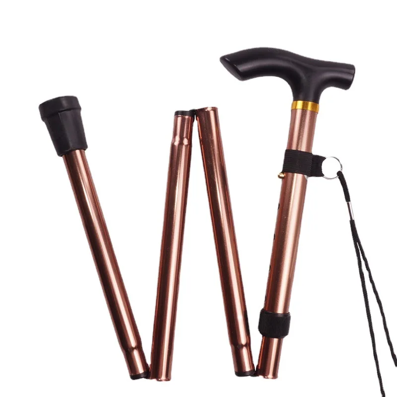 Stainless steel canes and walking sticks for men adjustable medical crutches for adults elderly