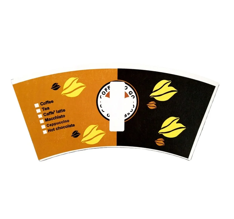 Hot Sale Paper Cup Raw Material Paper Cup Sheets corrugated Single or Double wall Paper Cup Fans