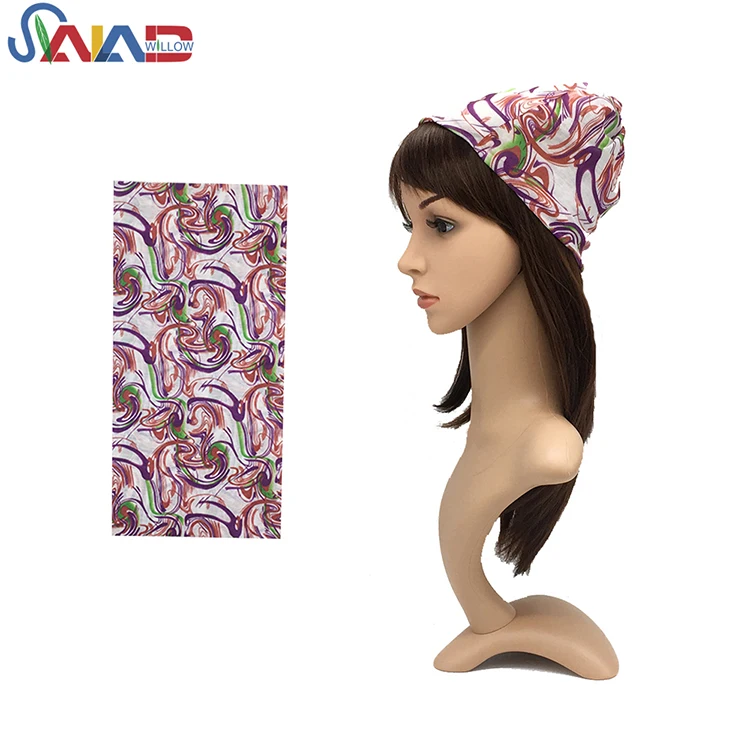 
Designer printing tube bandana seamless unisex face mask turban designer headbands and bonnets 