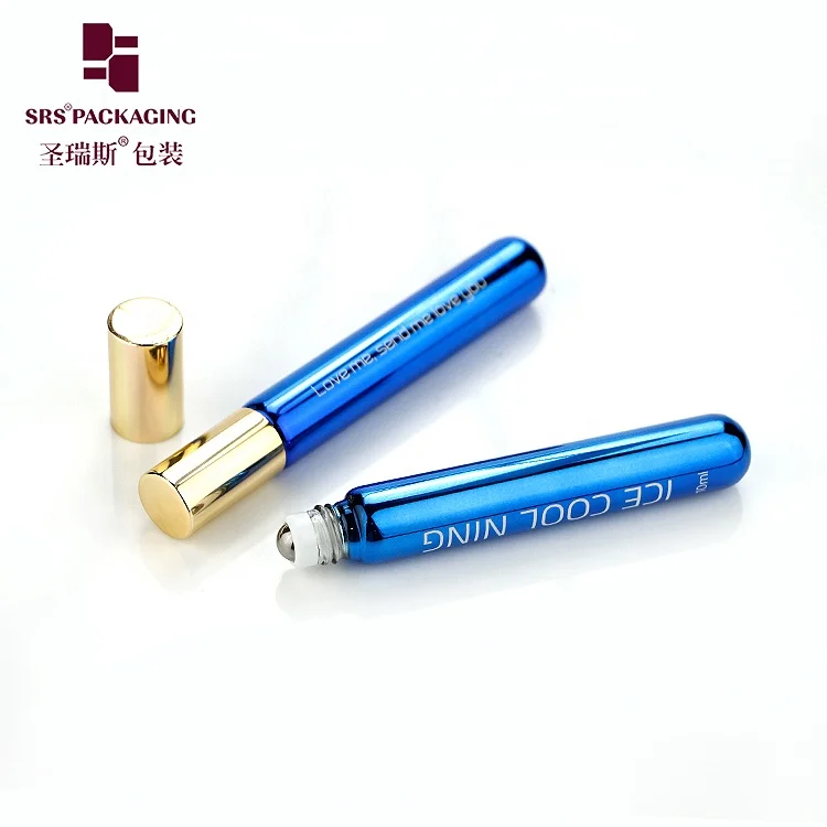 Hot Selling Glass Cosmetic Packaging Essential Oil Roller Bottle 10ML Roll-on Perfume Bottles