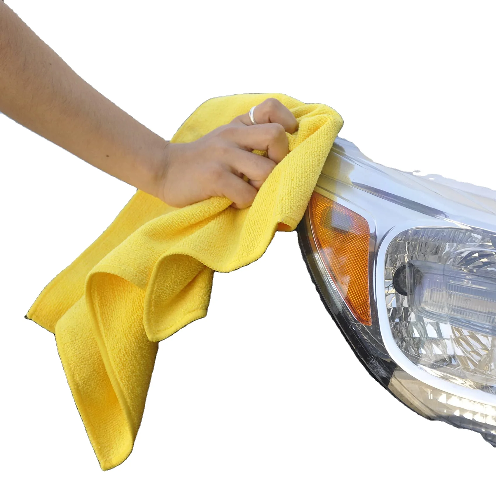 High Quality Car Washing Thickened Microfiber Towels Absorbent Cleaning Car Towels Microfibra Kitchen Glass Vehicle 100pcs