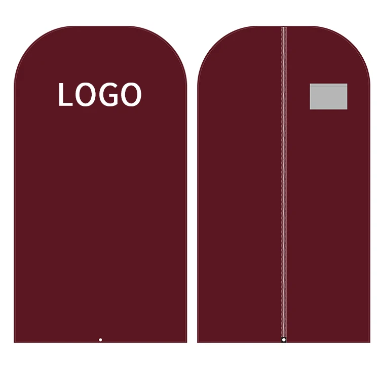 wholesale  Business Hotel Suit Cover Travel Beautiful Compostable ECO friendly Garment Bags Suit Dust Cover