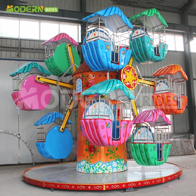 Outdoor Playground Attraction Park Equipment Funfair Rides Mini Ferris Wheel Manege for Kids