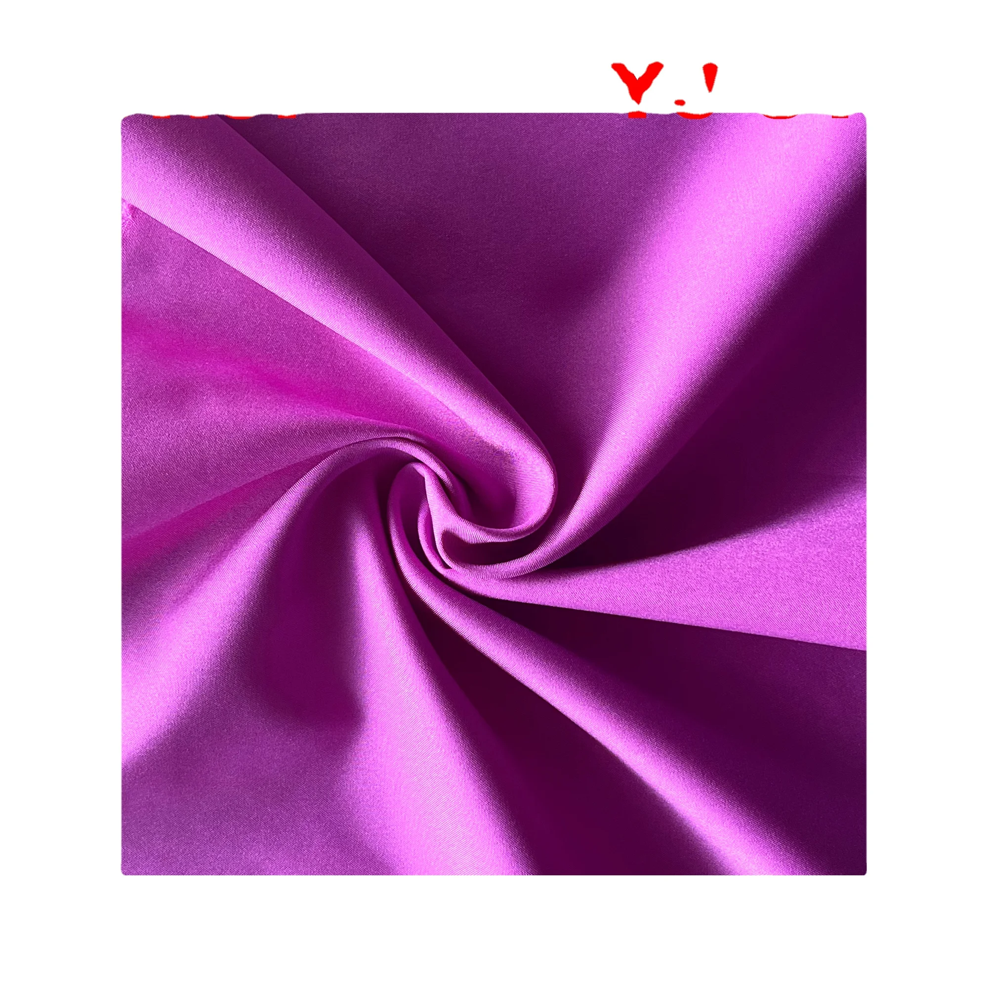 China flat surface charge 100% polyester plain stretch taffeta fabric for lining