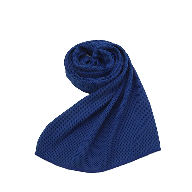 Полотенца для фитнеса, холодное полотенце для тренировок, поглощающее черное быстросохнущее пот, спортивное охлаждающее Экологичное спортивное полотенце из микрофибры с пользовательским логотипом