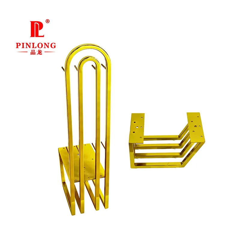 Pinlong Modern Design Upholstery Hardware Accessories Metal Sofa Legs With Armrest Frame