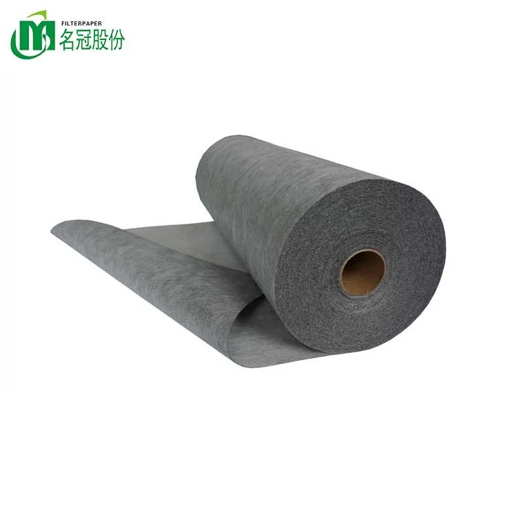 5.33cm/s air flow rate 0.3 micron PP HEPA coconut activated carbon filter material for window filter