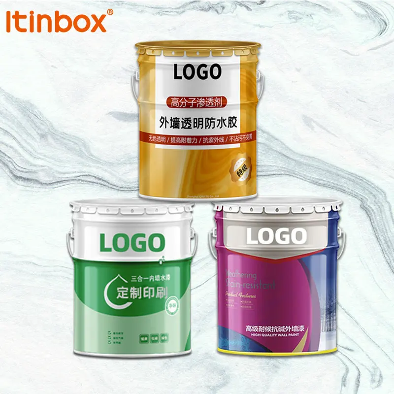 Жестяной колпачок Un Pail по хорошей цене 18 литров жестяной с крышкой для цветов барабан химической