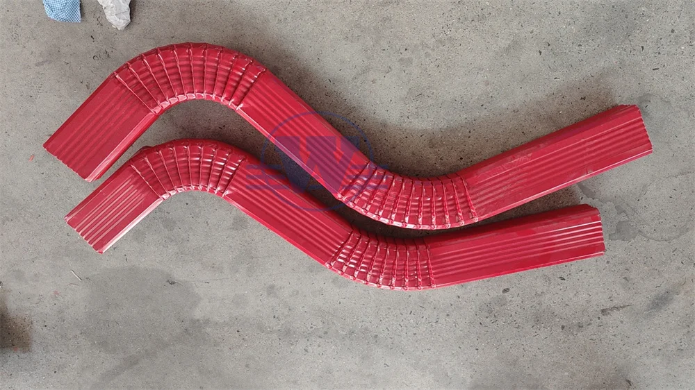 Buy Steel Making Exhaust Machine Equipment Water Gutter Pipe Tube Reducer Narrowing Integrated Downpipe Forming Machine