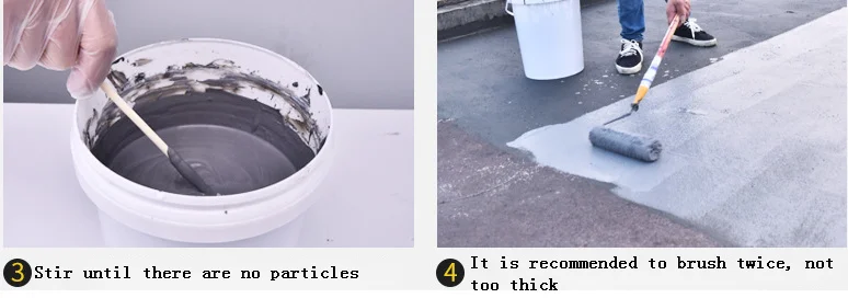 Transparent waterproof leak paint glue wall leak repair coating