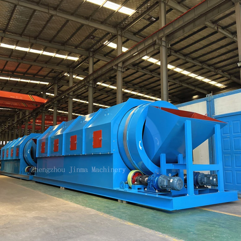 Waste Recycling Machine Rotary Compost Trommel Screen For Organic Compost Fertilizer