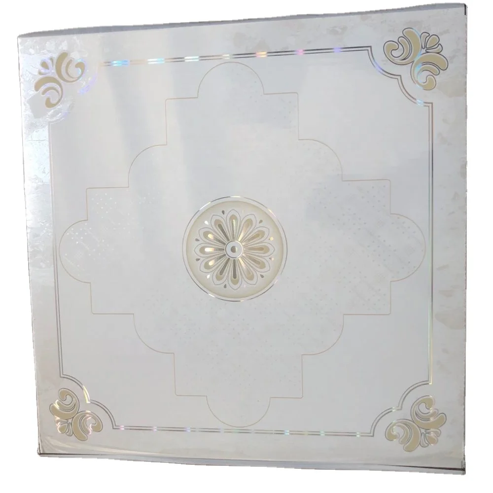 Plastic Fiber Board Pvc Ceiling Tile Good Sale Ceiling on Iraq Fashion Pattern Plastic Ceiling