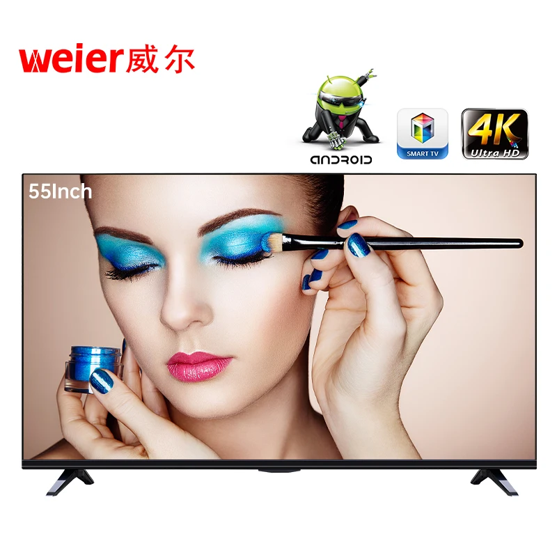  On Line Весна фестиваль Китай HD большой экран TV 55 * smart 4K led 55-дюймовый телевизор Китай с большим экраном светодиодный дюймовый