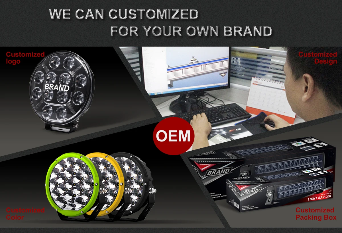 BRTLED CE Offroad 4x4 Truck SUV 4WD Dual Row Combo Spot Beam 22' 32' 42 52 inch Cars bumper roof Laser Led Light Bar