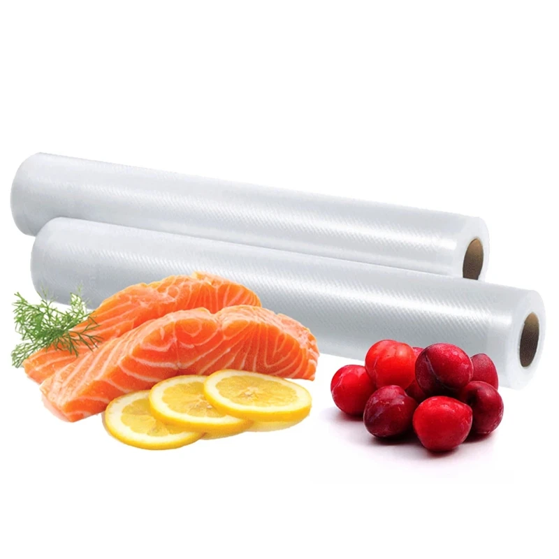 Vacuum Sealer Roll cut to size Food Heat Seal Vacuum Sealer Bags Multi Ply FoodSaver Style Food Bags Storage Magic Seal