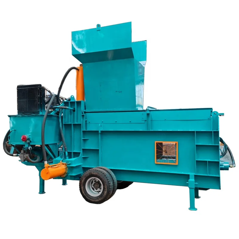 three cylinder forage straw compression baler sugarcane tail baler