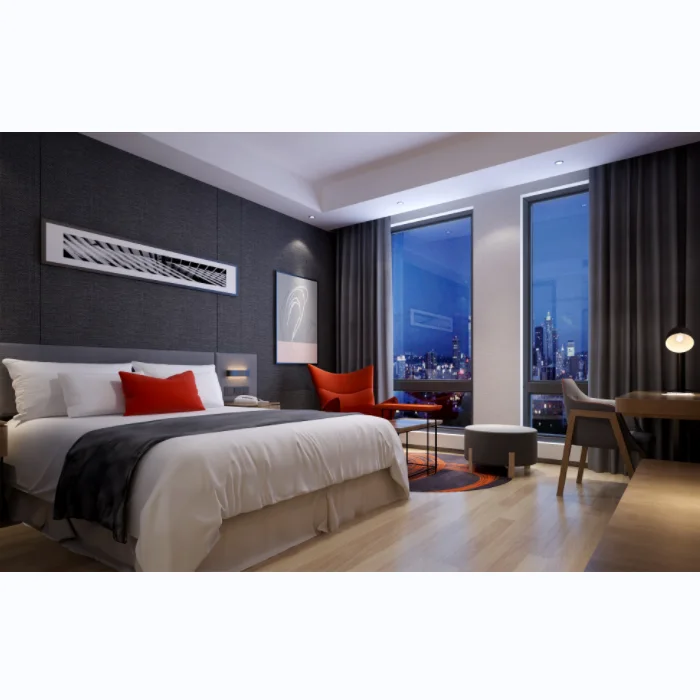 Modern Design Customized Hotel Sets Furniture Sofa Set Bedroom Bed 5 Star Hotel Bedroom Furniture