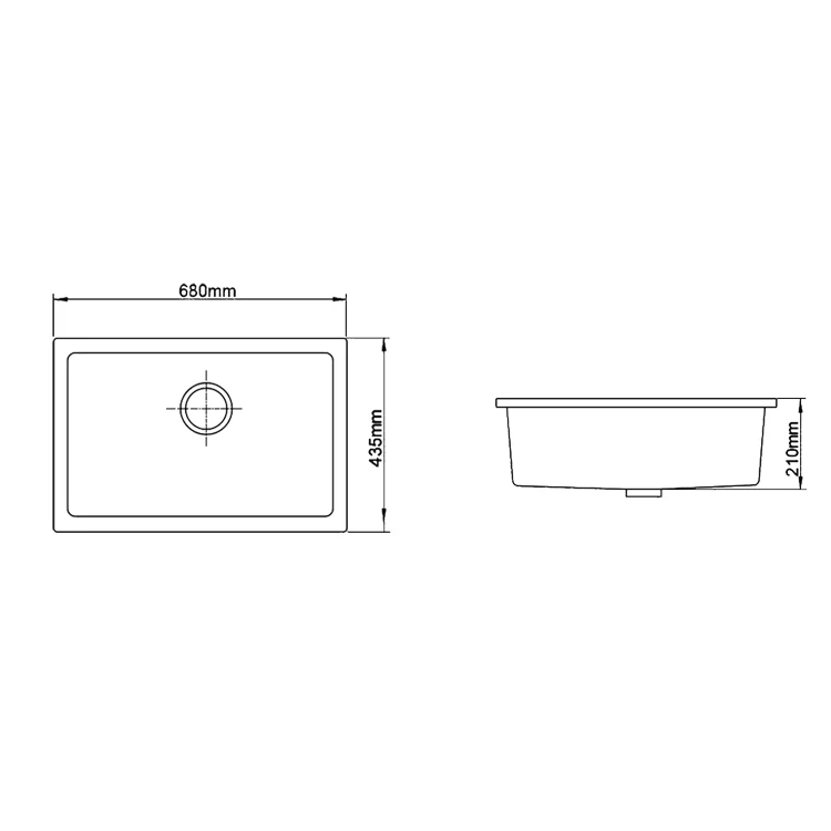 China Manufacturer Wholesale Kitchen Sink Set Crusher Use Small Corner Wash Basin Nano Sink Price