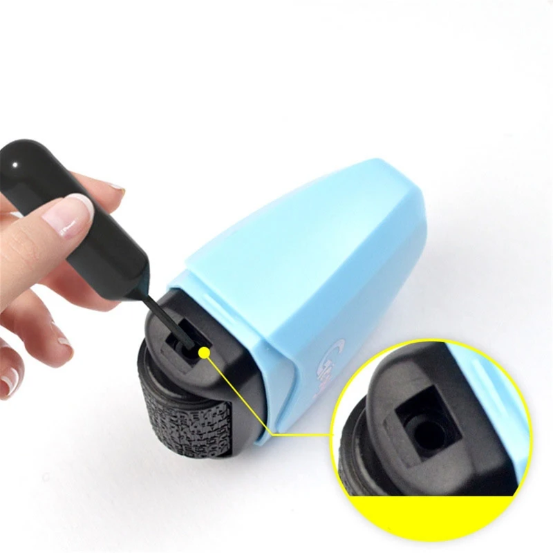 Stamp Seal Roller Theft Protection Code Guard Your ID Confidentiality Package Private Information Confidential Seal