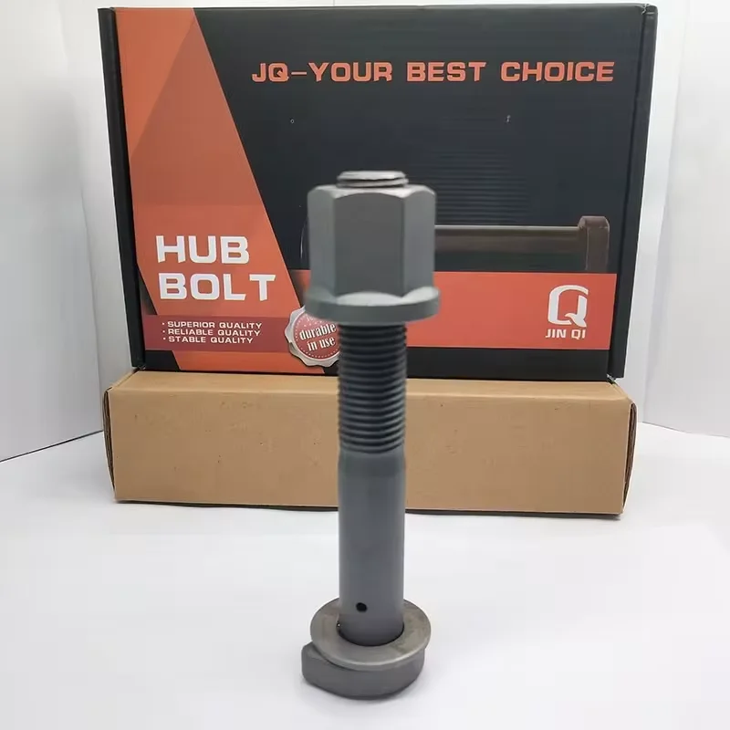 Front wheel studs with nuts Rear wheel bolts are used for truck drivetrains and axle parts