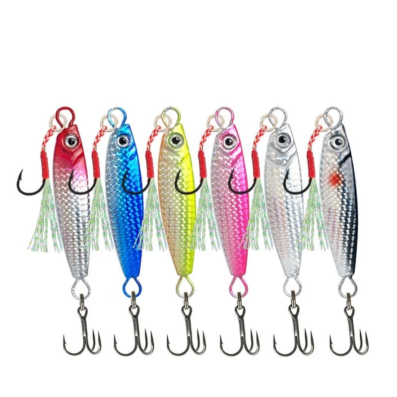 Gorgons Coating Cast Metal Fishing Lure Sea Fishing Jigs Metal Jig 30g 77mm With Reinforced Hooks Laser Coating