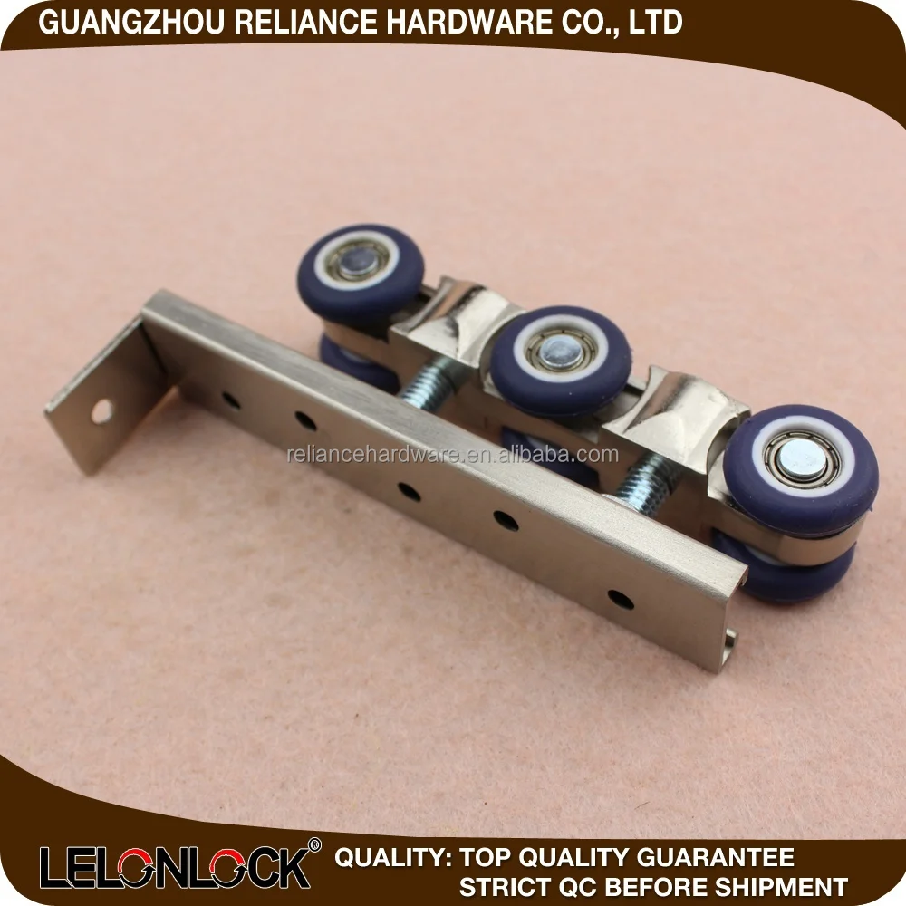 Heavy duty 70-100 kg hanger door wheel door roller, wood door rollers sliding roller 8 wheels
