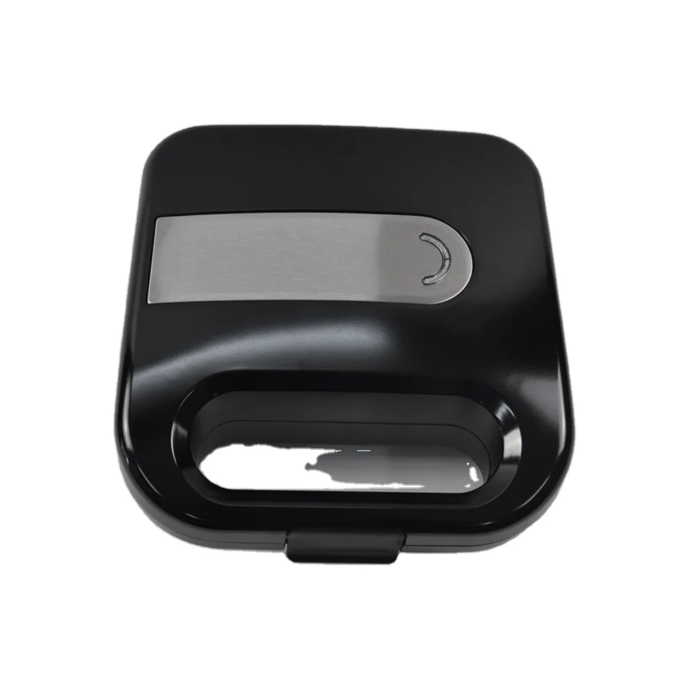 Фиксированная пластина 750 Вт, антипригарная поверхность, сэндвич-машина с грилем, треугольником, вафельным покрытием