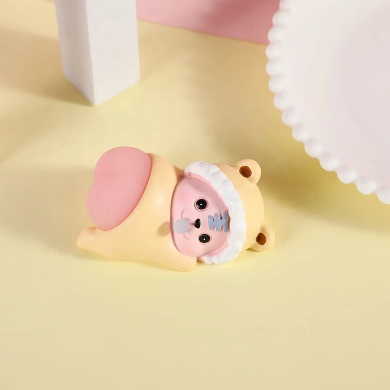 Q play Resin Animal figurines desktop ornaments office decompression toys good pinch soft play ass doll cute cartoon gift