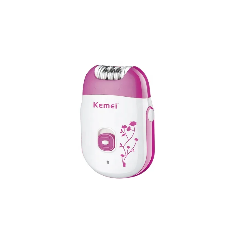 Женские тела машинка для стрижки волос Kemei Km-6203 розовый Usb зарядка Электрический Профессиональный мини выпрямитель