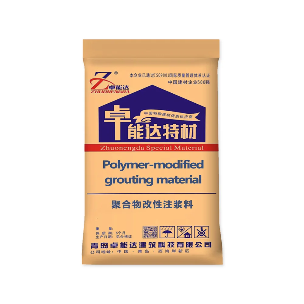 Polymer-modified grouting material