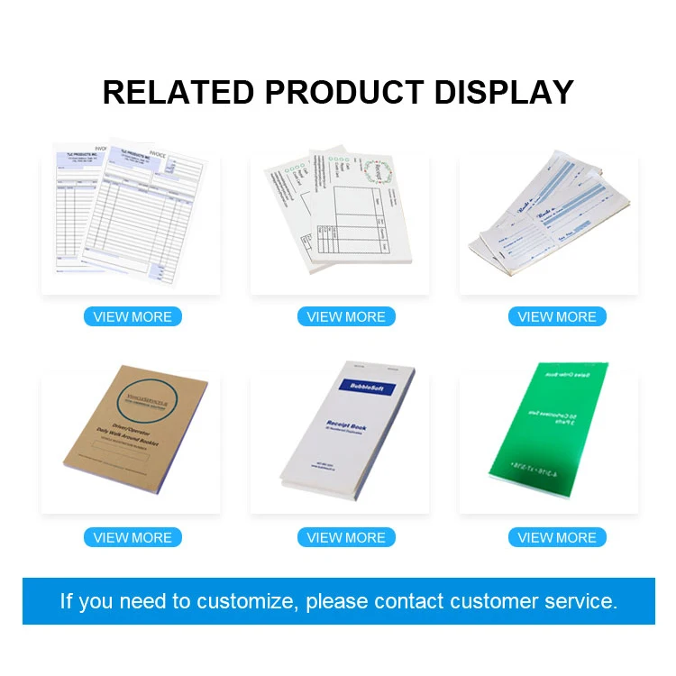 A4 Personalised Invoice Duplicate Pads/Ncr/Receipt Books Full Colour Print