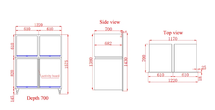 Veterinary Cages304 Stainless Steel Combined Cat Dog Pet Animal Cages Veterinary Kennel