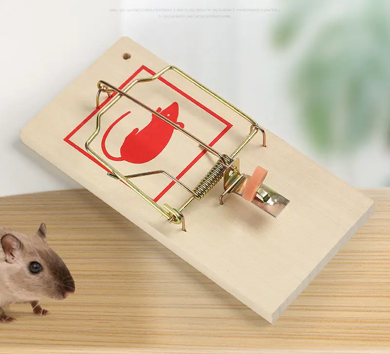 Hot Sale Wooden Mouse Traps Pest Control Humane Mouse Trap Wooden Mouse Rat Snap Trap