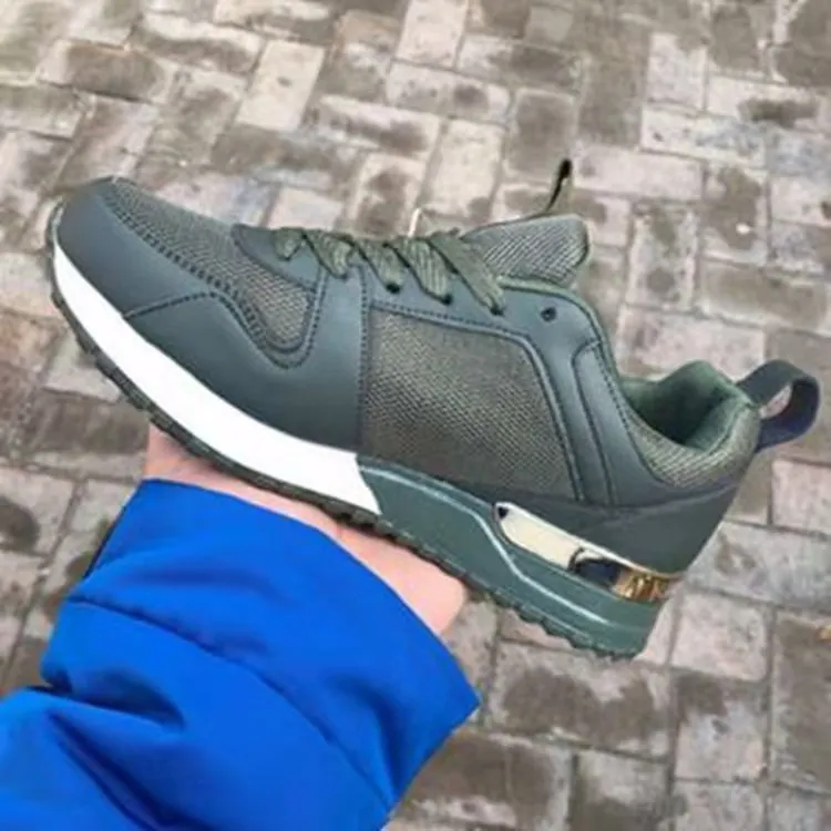 
2021 New Arrival Ladies Lace-up Breathable Sneakers Women Round Toe Multi Color Net Sports Running Shoes 