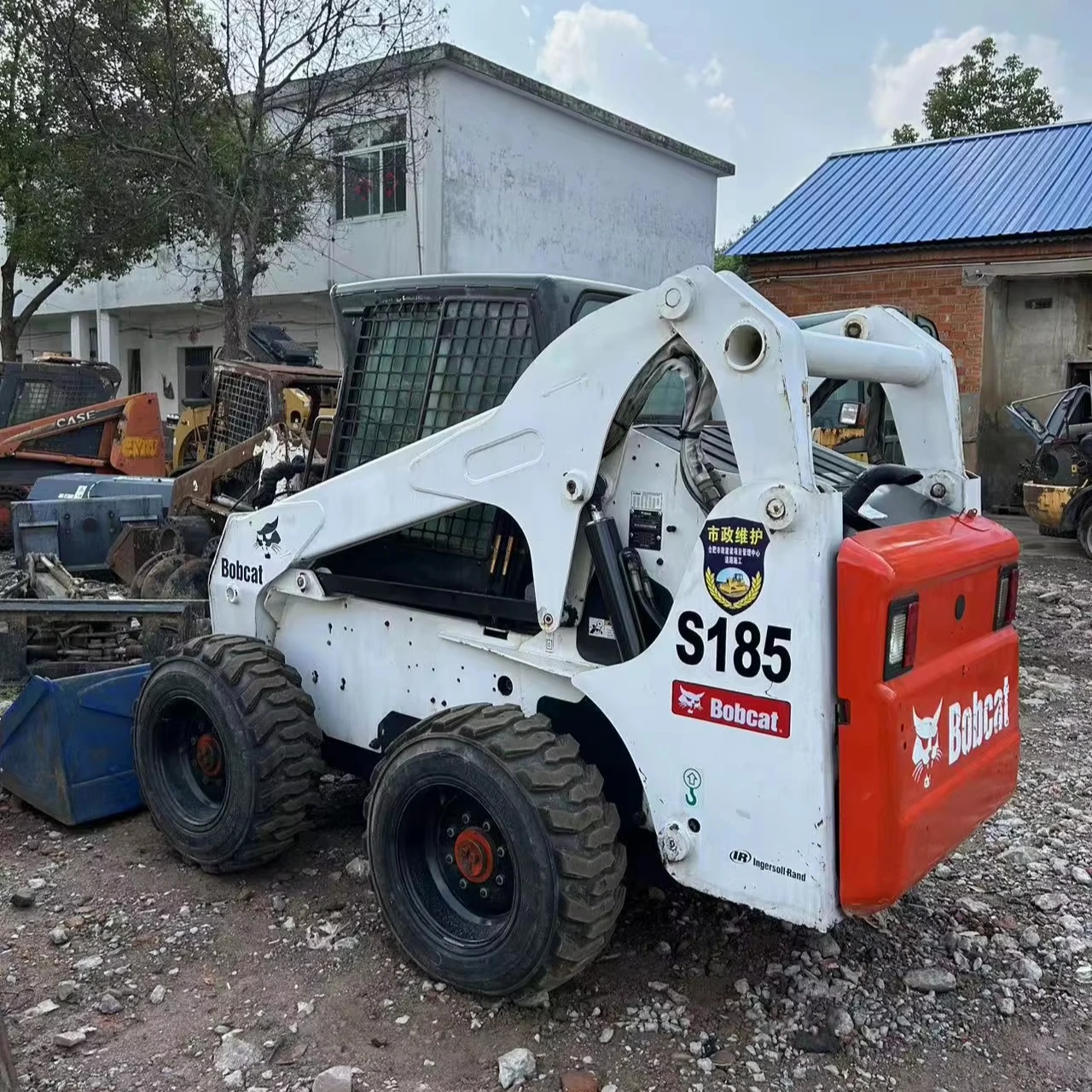 Good condition B0BCAT S185 construction earth-moving loaders used loading machinery and equipment sale