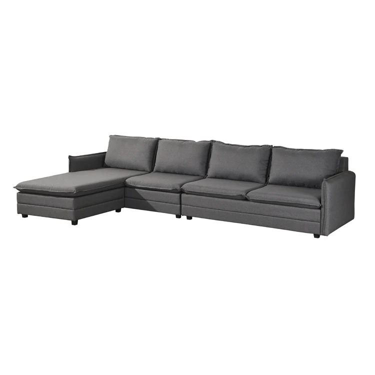 Sofa Set Furniture Customizable Deep Seating Couch Sectional Living Room Combination Sofa Set 7 Seater Corner Sofa