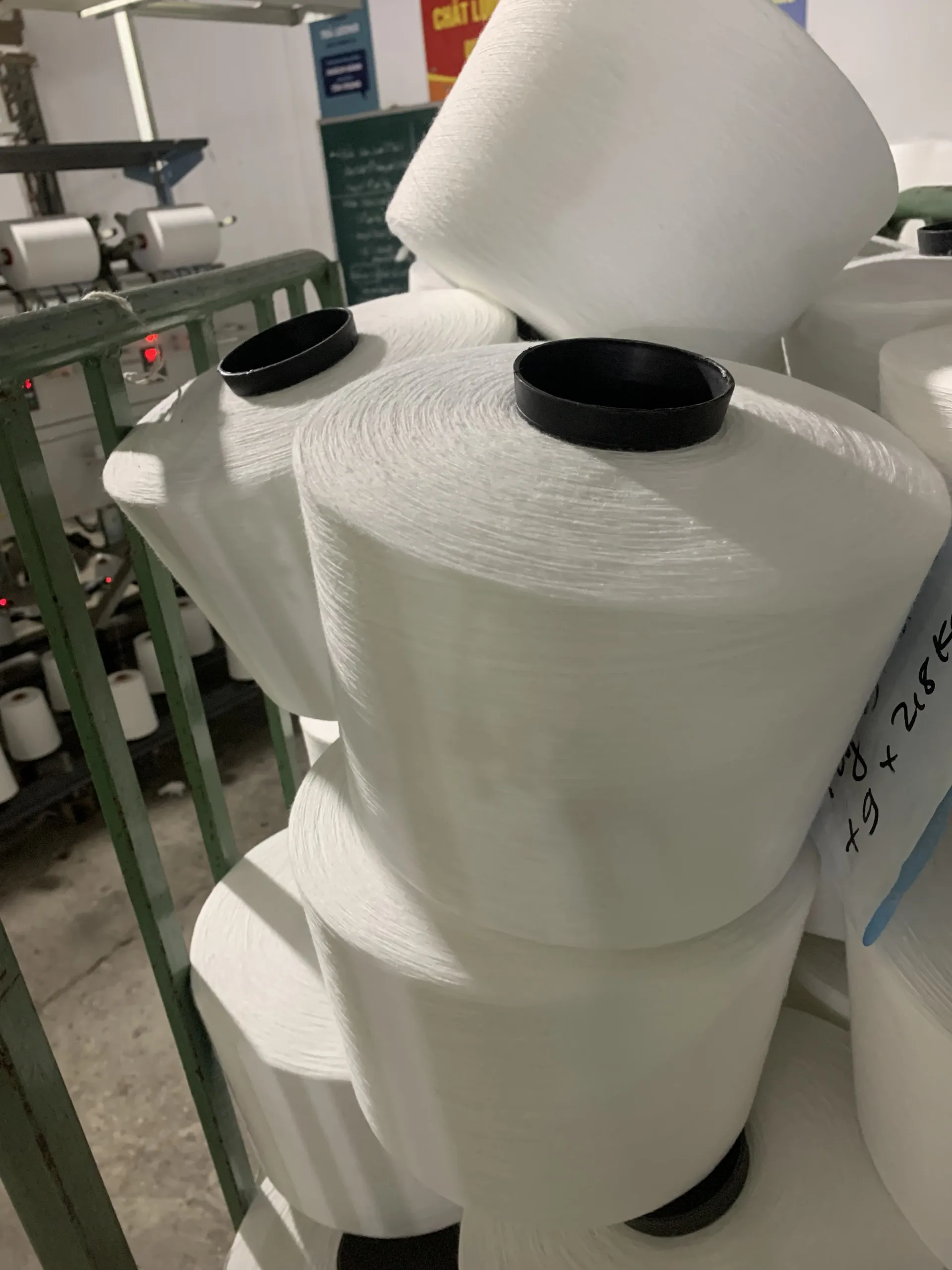 High Quality PE - 100% Polyethylene yarn Cotton Yarn export to USA, UK,EU Market from Vietnam 2023