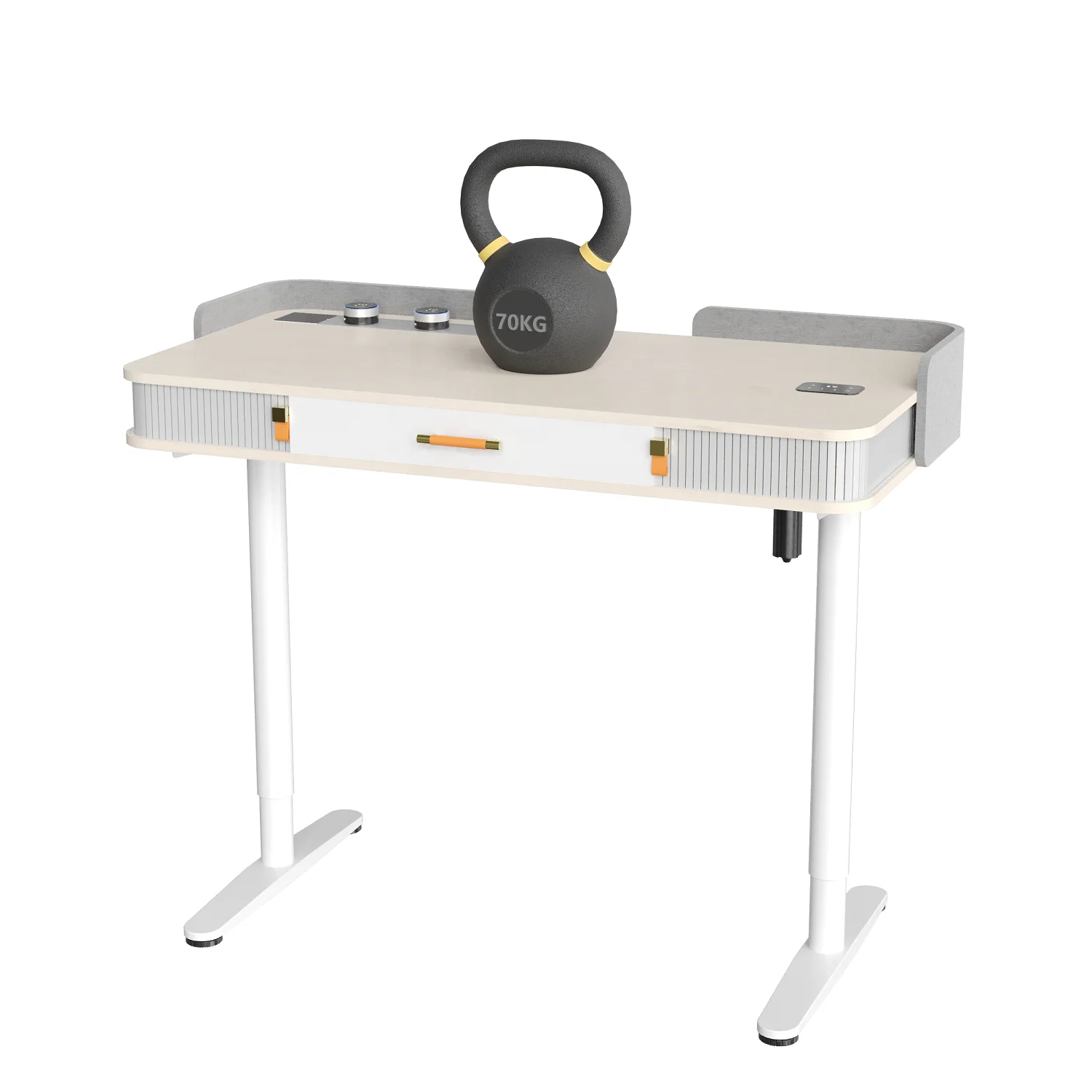 V-mounts commercial sit-stand desk for home with Sedentary reminder function VM-JSD5-03-P