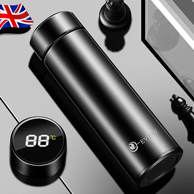 
304 Stainless Steel Smart Water Bottle Vacuum Flasks with Temperature Led Display 