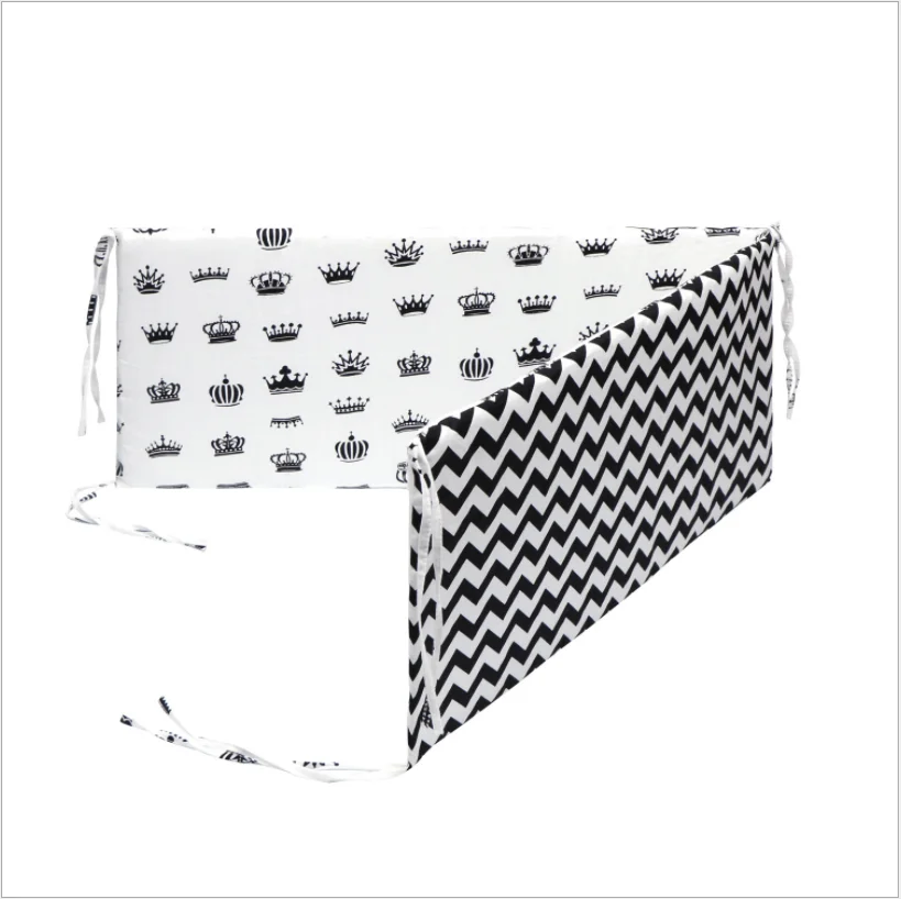 Cotton Baby Crib Bumpers Breathable Cradle Bedding Bumper