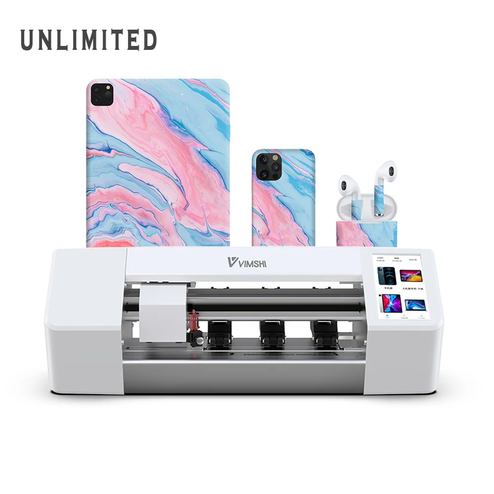 Vimshi screen protector hydrogel films sheet machine uv print mobile skin sticker no tempered glass making machine
