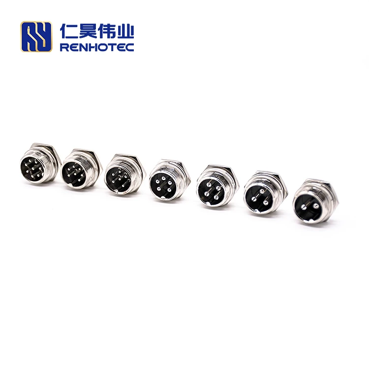 GX16 Aviation Plug Connector Colour Head Power Cable