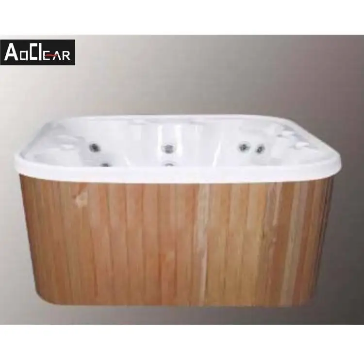 Large water jetted function spa tuboutdoor body massage japan massage hot tub